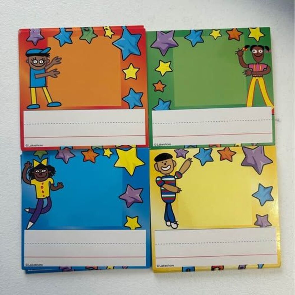 New Lakeshore Classroom Picture Name Tags 30 in total